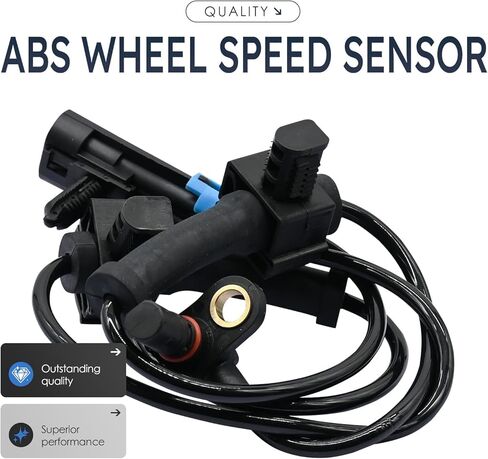 2Pcs Rear Left and Right Abs Wheel Speed Sensor Compatible with Gmc Chevy Sierra 1500 Silverado 2500 3500 10384745 Als1757 07 08 09 10 11 12 13 14 2007 2008 2009 2010 2011 2012 2013 2014 in Saudi Arabia