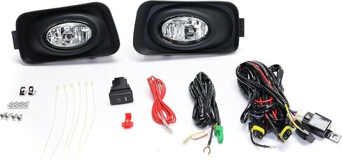 Garage-Pro Front, Driver and Passenger Side Fog Light Set of 2 Compatible with 2004-2005 Acura TSX in Saudi Arabia