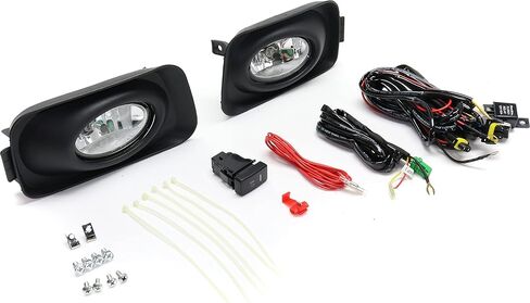 Garage-Pro Front, Driver and Passenger Side Fog Light Set of 2 Compatible with 2004-2005 Acura TSX in Saudi Arabia