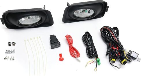 Garage-Pro Front, Driver and Passenger Side Fog Light Set of 2 Compatible with 2004-2005 Acura TSX in Saudi Arabia