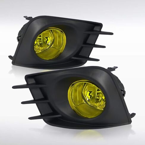 Autozensation متوافق مع مصابيح الضباب ذات العدسات الصفراء Scion Tc 2011-2013 + مصابيح H11 + مفتاح متضمن زوج L+R in Kuwait