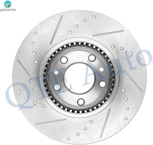 PM Auto Set of 6 Front 299mm Drilled Slotted Brake Disc Rotors-Ceramic Brake Pad Kit Replacement For 2007-2012 Lincoln MKZ in Saudi Arabia