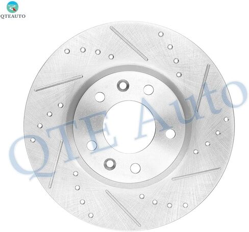 PM Auto Set of 6 Front 299mm Drilled Slotted Brake Disc Rotors-Ceramic Brake Pad Kit Replacement For 2007-2012 Lincoln MKZ in Saudi Arabia