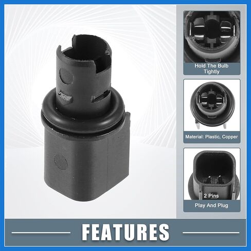 Side Indicator Marker Light Lamp Socket Holder 6R3Z-13411-BA for Ford Fiesta 2011-2013 for Ford for Mustang 2005-2021 for Ford for Ranger 2019-2021 Auto Accessories in Saudi Arabia