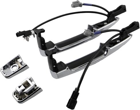 806451AA0A Exterior Chrome Door Handle Front Left & Right Side (2 PCS) for Nissan Sentra 2013-2018, Murano Maxima 2009-2014, Leaf 2011-2017, with Sensor and Smart Keyless Entry System OE 806469N00A in Saudi Arabia