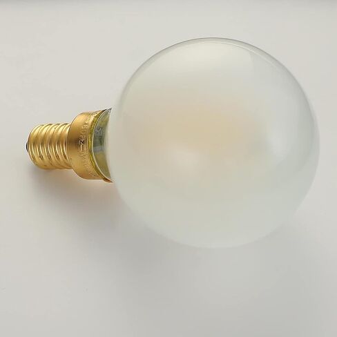 LEOOLS Dimmable G16.5 LED Bulbs,E26 Edison LED Light Bulbs,6W Equal 60 Watt Light Bulb,600lm,Amber Warm White 2700K,Globe Light Bulb for Pendant,Vintage LED Filament Edison Bulb With Decorative,6Pcs in Kuwait