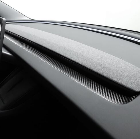 Betterhumz Car Dashboard Panel Trim for Tesla Model 3 M3 Highland 2026 2024 2025 Center Console Front Air Condition Vent Cover Sticker Moulding Tuning Accessories (for Alcantara Red) in Saudi Arabia
