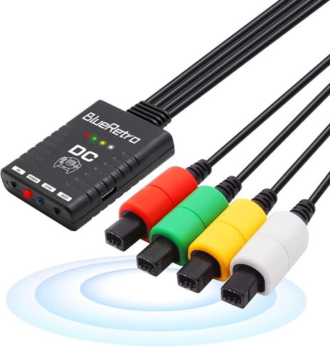 RetroScaler NGC Wireless Controller Adapter - Supports NGC Game Console, Compatible with PS3/PS4/PS5, Xbox One S, Series X/S, Switch Pro Bluetooth Controllers in Kuwait