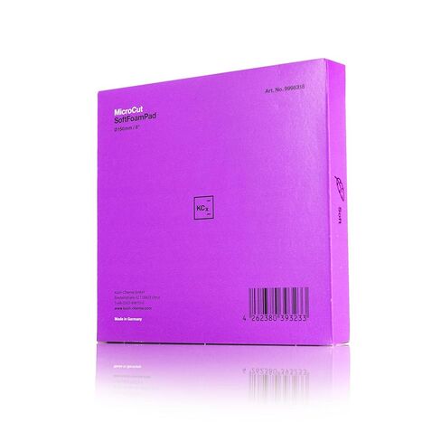 Koch-Chemie - Micro Cut Pad V2 - Special Sponge for Removing Fine Scratches, Holograms, and Polishing Marks; High Stability; Long-Lasting Compression Hardness; Contours Easily (150mm x 23mm) (Soft) in Saudi Arabia