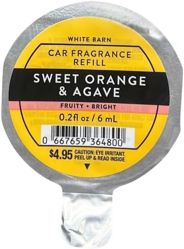 Bath & Body Works TIKI BEACH, CACTUS BLOSSOM, and SWEET ORANGE & AGAVE Car Fragrance Refill - 3pc bundle Gift Set with a Red Bow for Holidays -Tropical Summer Scents 0.2 fl oz each in Saudi Arabia