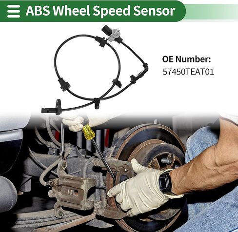 Motoforti ABS Wheel Speed Sensor ABS Sensor Anti-lock Braking System Sensor for Honda Civic 2016-2019 No.57450TEAT01 Front Right in Saudi Arabia