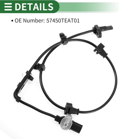 Motoforti ABS Wheel Speed Sensor ABS Sensor Anti-lock Braking System Sensor for Honda Civic 2016-2019 No.57450TEAT01 Front Right in Saudi Arabia