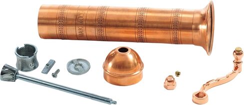 مطحنة فلفل يونانية أصلية، مطحنة ملح وفلفل على الطراز الأوروبي، نحاس، 9 بوصة in Kuwait