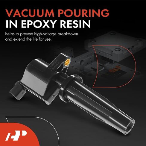 A-Premium Engine Ignition Coil Pack Set of 4 Compatible with Ford, Mazda Vehicles - 2.0L, 2.3L Engine - Focus 2003-2011, Escape 2005-2008, Transit Connect 2004-2005, 6 2005-2005, Mariner 2005-2008 in Saudi Arabia