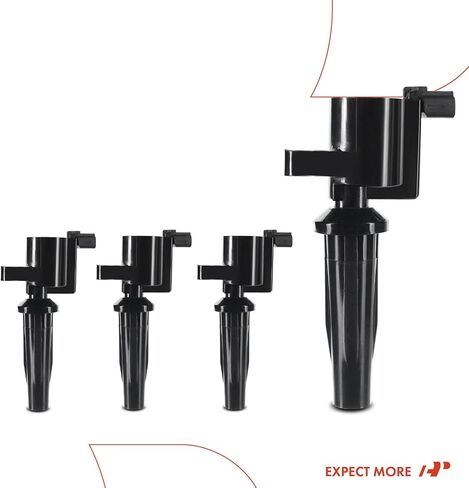 A-Premium Engine Ignition Coil Pack Set of 4 Compatible with Ford, Mazda Vehicles - 2.0L, 2.3L Engine - Focus 2003-2011, Escape 2005-2008, Transit Connect 2004-2005, 6 2005-2005, Mariner 2005-2008 in Saudi Arabia