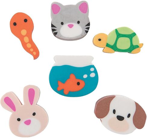 Mini Pet Erasers (Bulk Set of 144) Classroom Rewards and Party Favors in Saudi Arabia