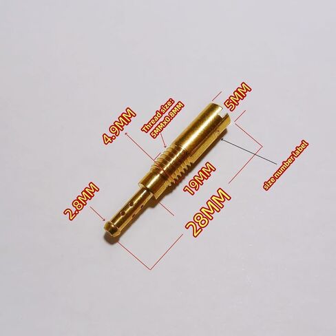 (12 قطعة/الحزمة) لمكربن ​​الدراجات النارية Kawasaki/Yamaha/Suzuki/Honda N424-74C Pilot/Slow Jet (8 فتحات زيت صغيرة) لـ DR-Z110 YZF-R6 KTM 950 نماذج أخرى (30-31-33-35-36-38-40-42-45-48-50-52) in Kuwait