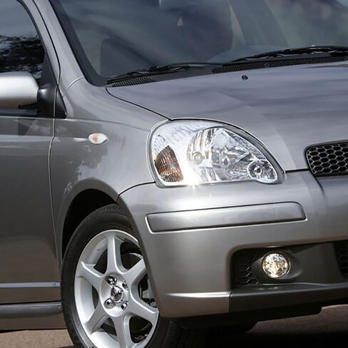 Compatible With Yaris 2003-2005 Headlight Housing Shell - Transparent Lamp Shade Lens Cover - Plexiglass(A Piar) in Saudi Arabia