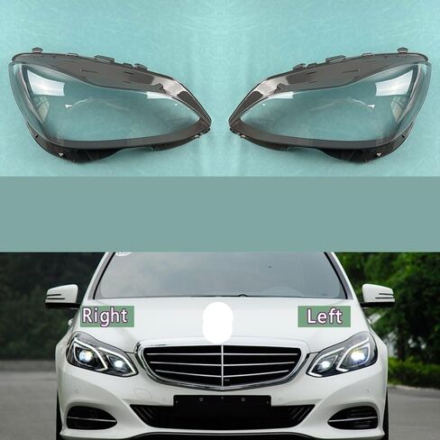 غطاء عاكس الضوء للمصابيح الأمامية الأمامية متوافق مع Benz W212 E200L E260L E280L E300L E350L 2014-2015 - عدسة شبكية محمية من الأشعة فوق البنفسجية (A Piar) in Saudi Arabia