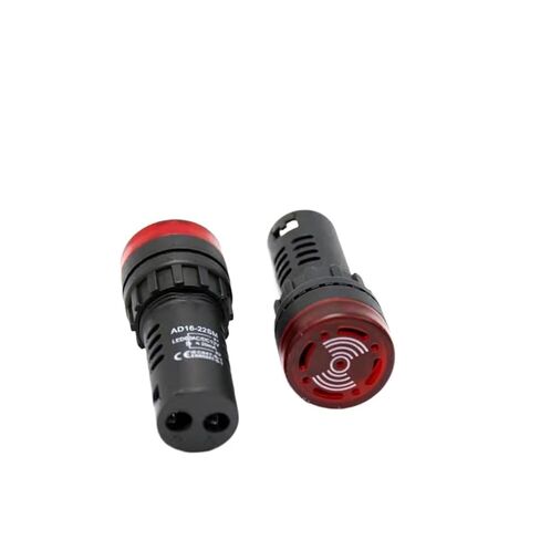 AD16-22SM إنذار الصوت والضوء صوت متقطع DC12V / 24V / 220V LED فلاش الجرس in Saudi Arabia