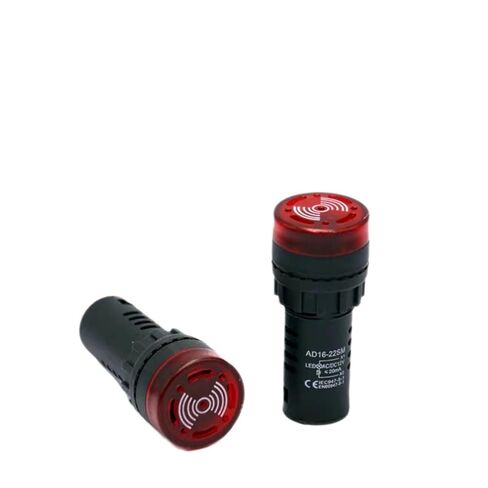 AD16-22SM إنذار الصوت والضوء صوت متقطع DC12V / 24V / 220V LED فلاش الجرس in Saudi Arabia
