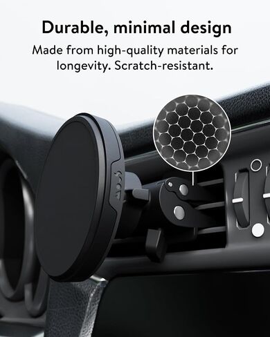 الماوس - حامل MagSafe للشحن اللاسلكي المتوافق مع MagSafe - شاحن حامل للسيارة MagSafe - متوافق مع هواتف iPhone 15/14/13/12 - ملحقات MagSafe in Kuwait