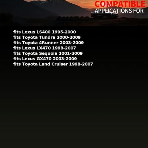 دعامة بكرة مروحة تبريد المحرك تناسب Toyota 4Runner، Land Cruiser، Tundra 1998 1999-2009 تناسب Lexus GX470، LS400 1995-2009 استبدال 163070F010، 1630750012، 1630750011 1X in Saudi Arabia