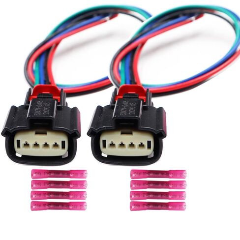 2PCS 4-Pin Tail Lights Connector Compatible with Dodge Charger 2015-2023 68213145AD Wiring Harness in Saudi Arabia
