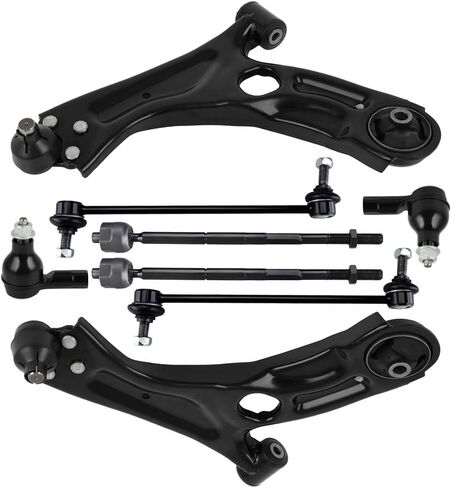 8pcs ASTOU Front Suspension Kit fit for Chevrolet Sonic 2012 2013 2014 2015 2016 2017 2018 2019 2020 Lower Control Arm with Ball Joint Outer Inner Tie Rod End Sway Bar Link in Saudi Arabia