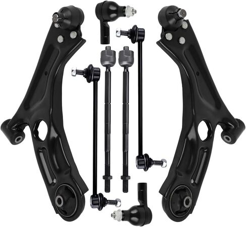 8pcs ASTOU Front Suspension Kit fit for Chevrolet Sonic 2012 2013 2014 2015 2016 2017 2018 2019 2020 Lower Control Arm with Ball Joint Outer Inner Tie Rod End Sway Bar Link in Saudi Arabia