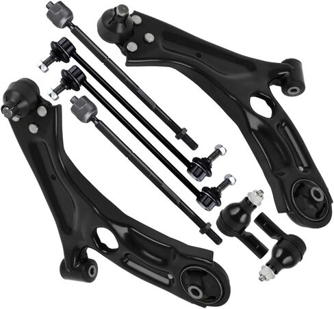 8pcs ASTOU Front Suspension Kit fit for Chevrolet Sonic 2012 2013 2014 2015 2016 2017 2018 2019 2020 Lower Control Arm with Ball Joint Outer Inner Tie Rod End Sway Bar Link in Saudi Arabia