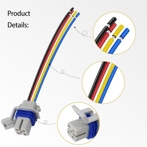 HiSport 15305960 Oxygen O2 Sensor Connector Compatible with Buick Allure Century Enclave Lacrosse Lucerne Rainier Regal Rendezvous Terraza, Cadillac Isuzu Oldsmobile Pontiac Saturn Chevrolet SAAB GMC in Saudi Arabia