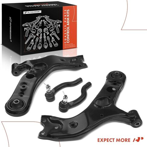 مجموعة A-Premium مكونة من 4 قطع، ذراع تحكم سفلي أمامي، طرف قضيب ربط خارجي، متوافق مع Toyota RAV4 2006-2018، Lexus NX200T 2015-2017، NX300 2018-2019، NX300H 2015-2019 in Saudi Arabia