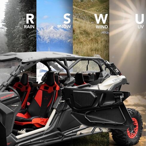 A & UTV PRO Maverick X3 Speaker Pods,Front Door Speaker Enclosure 6.5 inch Mount Compatible with 2017-2021 Can Am Maverick X3 / X3 Max/Turbo/R Stereo System in Saudi Arabia