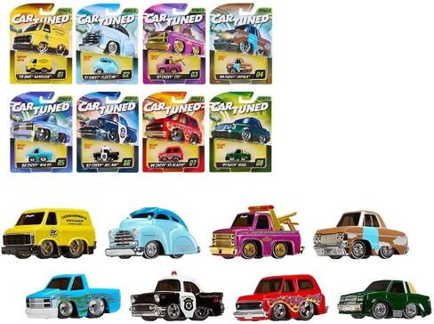 Diecast Model Car Compatible with CarTuned 1:64 2026 Series 8 Mainline Assortment of 8 Pieces Cars 592631-XX7 Factory Seal in Saudi Arabia