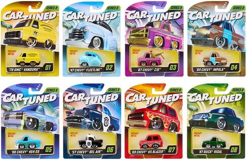 Diecast Model Car Compatible with CarTuned 1:64 2026 Series 8 Mainline Assortment of 8 Pieces Cars 592631-XX7 Factory Seal in Saudi Arabia