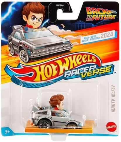 Hot Wheels Racer Verse Toy Vehicle 1:64 Scale Marty McFly Back to The Future in Saudi Arabia