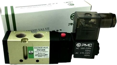 صمام الملف اللولبي هوائي PS140S/H PS380S PS140D PS380D صمام اتجاهي 24 فولت 110 فولت (PS380S DC24V) in Kuwait