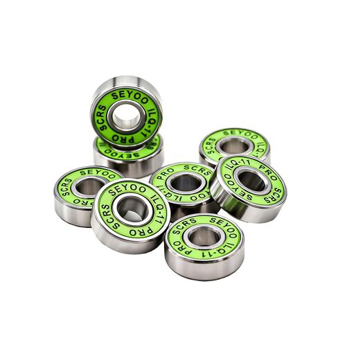 10pcs 608 2RS 8x22x7mm Red Skateboards Wheels ABEC-9 Miniature Shafts Tool Skate Scooter Steel Bearings High Performance Roller in Kuwait