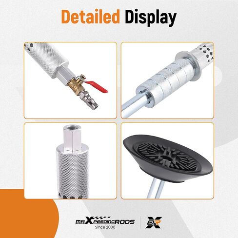 maXpeedingrods Car Dent Puller Air Pneumatic Dent Puller Set, Slide Hammer Puller with 3 Suction Cups 3.2" 4.7" 5.9", Auto Body Dent Repair Kit, 24.2" Dent Removal Hand Tool in Saudi Arabia