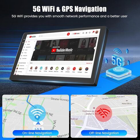 2GB+64GB for Hyundai Elantra 20072008 2009 2010 Android Car Stereo with Carplay Android Auto 9 inch Touchscreen Android Radio Support GPS WiFi SWC RCA USB Rear Camera in Kuwait