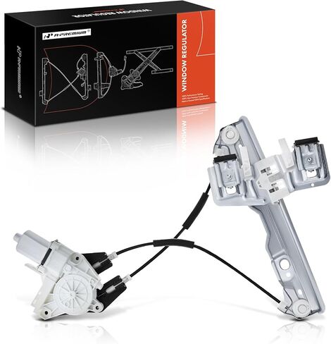 A-Premium Electric Power Window Regulator with Motor Compatible with Ford Fiesta 2011-2019, Rear Right Passenger Side, Replace# 7T4Z7823395A, BE8Z5427008A in Saudi Arabia