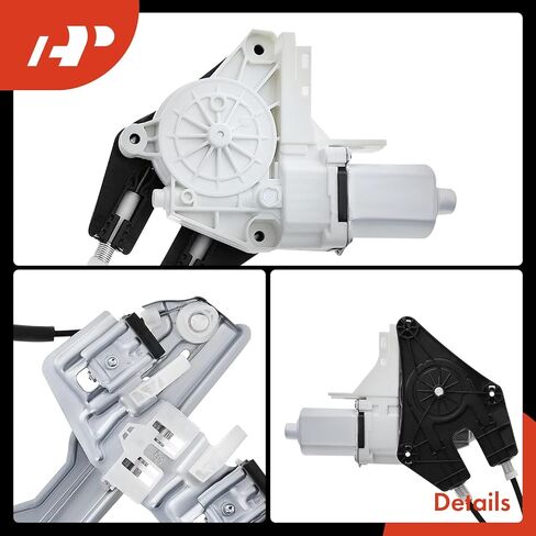 A-Premium Electric Power Window Regulator with Motor Compatible with Ford Fiesta 2011-2019, Rear Right Passenger Side, Replace# 7T4Z7823395A, BE8Z5427008A in Saudi Arabia