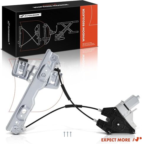A-Premium Electric Power Window Regulator with Motor Compatible with Ford Fiesta 2011-2019, Rear Right Passenger Side, Replace# 7T4Z7823395A, BE8Z5427008A in Saudi Arabia