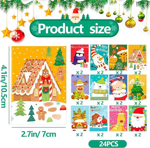24 Pcs Christmas Mini Notebooks Christmas Notepad Bulk Xmas Pocket Holiday Notebook for Christmas Gift Goodie Bag Fillers Classroom Party Supplies in Saudi Arabia