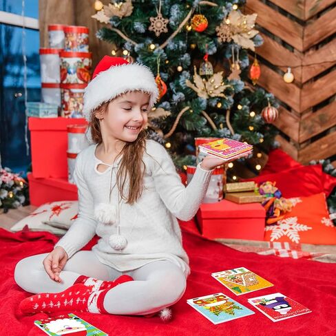 24 Pcs Christmas Mini Notebooks Christmas Notepad Bulk Xmas Pocket Holiday Notebook for Christmas Gift Goodie Bag Fillers Classroom Party Supplies in Saudi Arabia