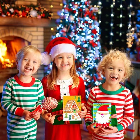 24 Pcs Christmas Mini Notebooks Christmas Notepad Bulk Xmas Pocket Holiday Notebook for Christmas Gift Goodie Bag Fillers Classroom Party Supplies in Saudi Arabia