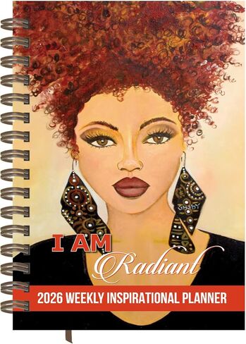 Shades of Color I Am Radiant 2026 Weekly Inspirational Planner in Saudi Arabia