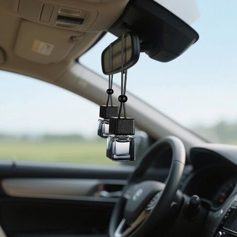 معطر هواء السيارة المعطر للربيع والصيف - موزع روائح الزيوت العطرية المعلقة مع عطر يدوم لمدة 90 يومًا، غير سام وصديق للبيئة، هدية للرجال والنساء (كولونيا) in Kuwait