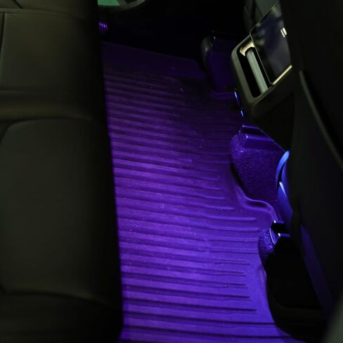 2PCS USB Ambient Light for Model Y Juniper/3 Highland Plug-in Type C Atmosphere Lamp fit for Cars RGB USB-C Portable Auto Ambient Lighting Night Light Accessories for Model Y Juniper in Kuwait